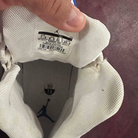Men's NIKE Air Jordan Play in These F Basketball Shoes White Sz 7.5 - Picture 8 of 10